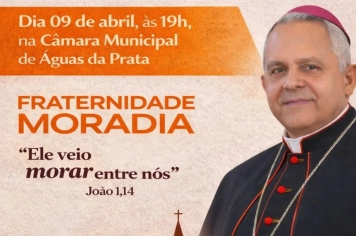 Câmara Municipal de Águas da Prata recebe Bispo Diocesano em encontro especial