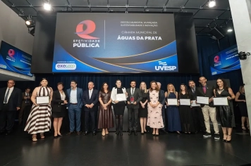 Águas da Prata é destaque no Prêmio Efetividade Pública